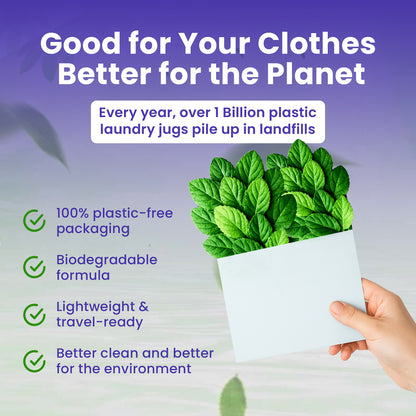 Sheet! Calming Lavender - Laundry Detergent Sheets - 50 XL Sheets (Up to 100 Loads)