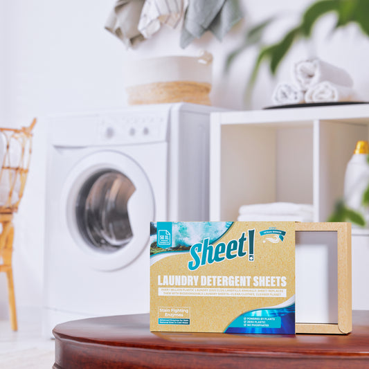 Sheet! Ocean Breeze - Laundry Detergent Sheets - 50 XL Sheets (Up to 100 Loads)